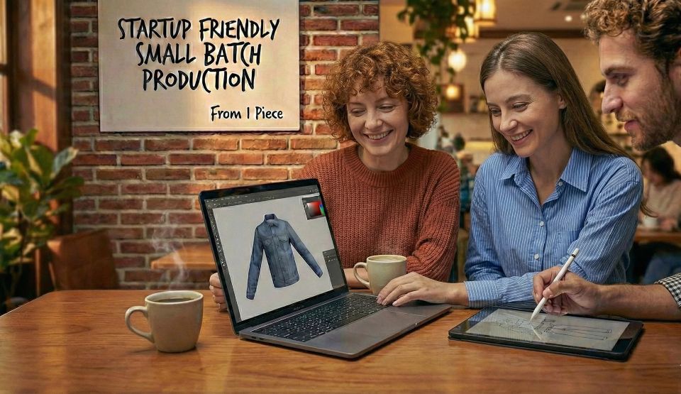 Kleinserienproduktion und Sampling für deutsche Modebrands